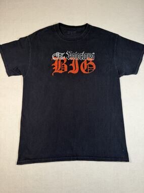 Notorious BIG Biggie Smalls T Shirt Mens L Life After Death Rap Hip Hop Black